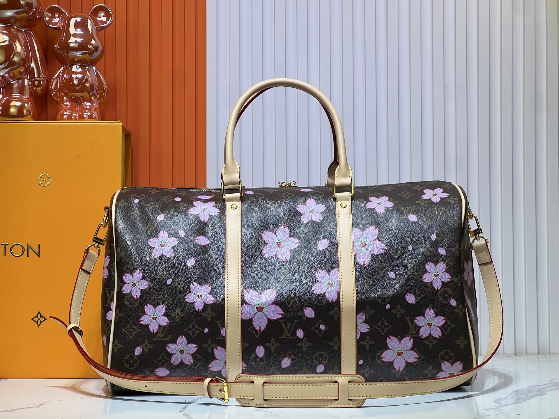 本当に後払いルイヴィトン 村上隆 コピー代引きキーポル Bandoulière 45M41416 Monogram Macassar LVスーパーコピーバッグN品国内発送対応人気サイト